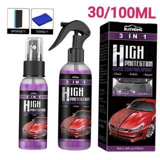 3In1 Ceramic Coating Spray 100ML High Protection Car Shield