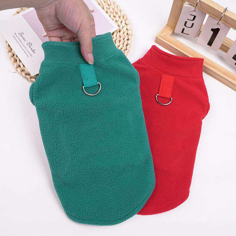 宠物服装小狗狗可牵引简约秋冬季泰迪比熊北欧风保暖厂家