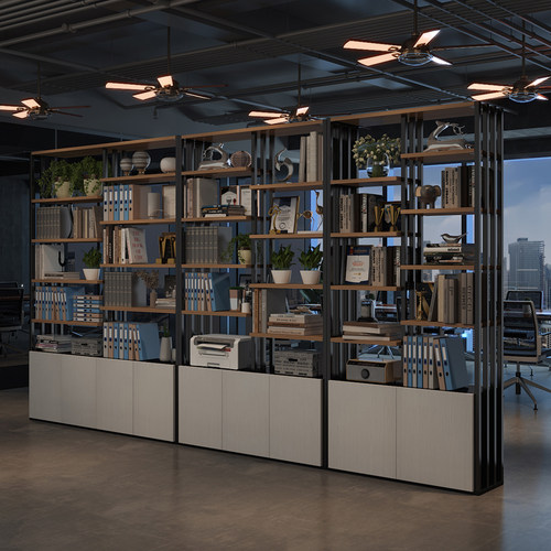 办公屏风隔断展示架铁艺