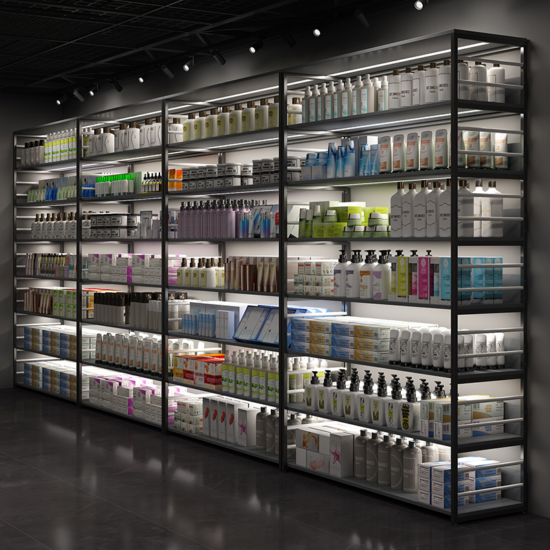 椿聚轩LED感应灯货架展示架