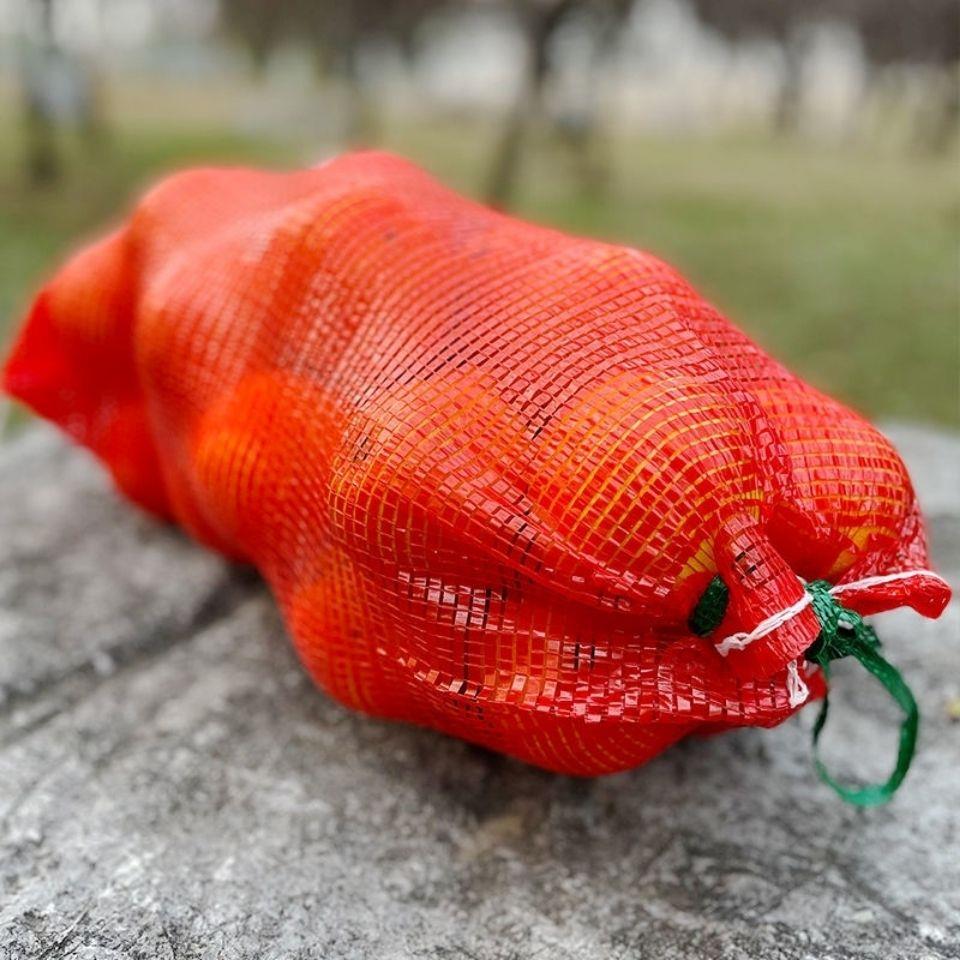 高档脐橙小号网袋冰糖橙柑橘红色编织小袋十斤二十斤装