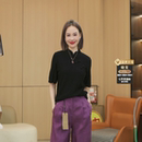 今天都现货 ZZS22446 晓雯姐妹 羊毛＋桑蚕丝提花针织衫
