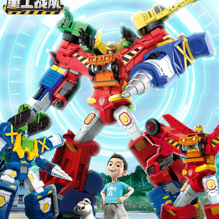 咖宝车神重工战队超级创建巨人合体金刚机甲机器人儿童男孩变形玩