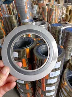 金属缠绕垫片304 316内外环D型2222-PN16-25-40-63美标国标定制