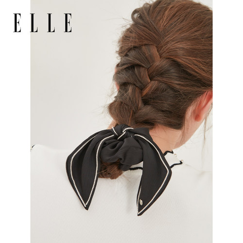 ELLE发饰缎面绸带发绳发圈肥肠圈