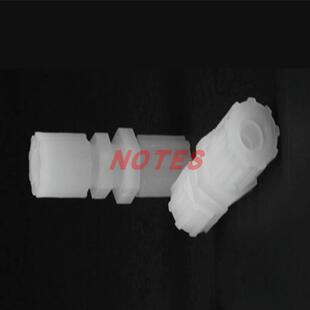 PFA卡套接头 英制3/8 1寸防腐蚀管配件pfa 扩口式直通卡套接头