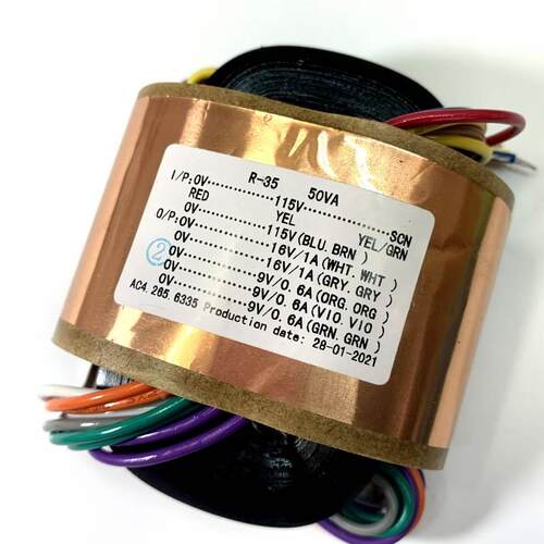 50W16VX2+9VX3带铜皮屏蔽R型电源变压器器R牛前级DAC板用全铜线