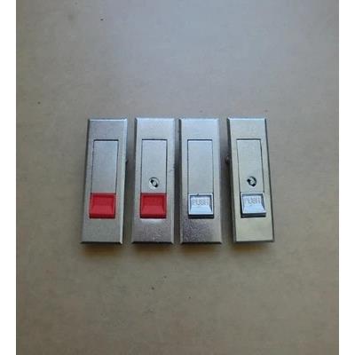 实拍MS603-1-2 弹跳式红色白色按钮配电箱工业机械设备柜门平面锁