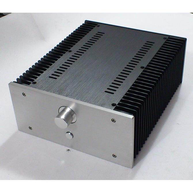全铝甲类功放机箱 可装甲乙类20W 尺寸260*120*300