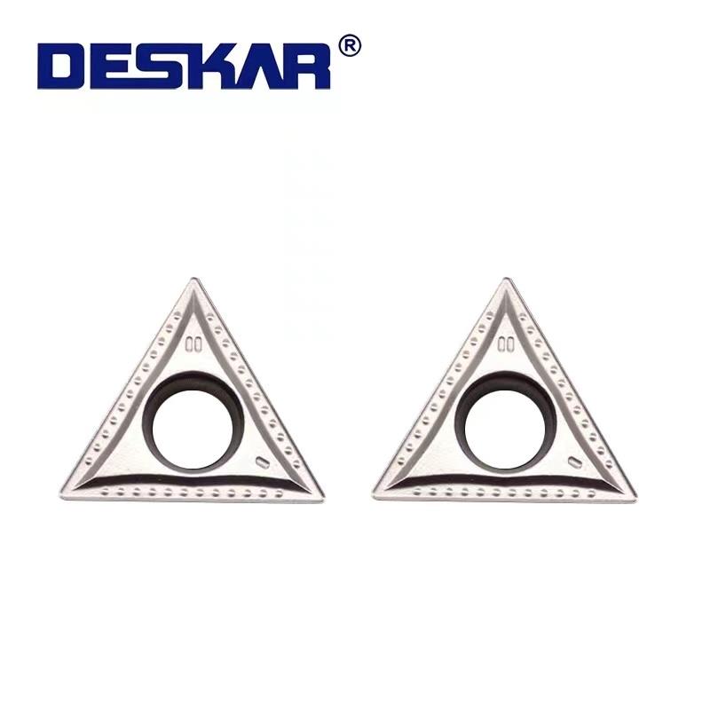 戴斯卡DESKAR数控金属陶瓷刀片TCMT16T304-MT LF90 内孔镗孔车刀