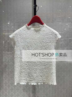 压褶套头无袖 商场同款 修身 国风新中式 上衣EGJEA5505AW 2024夏新款