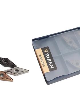 锐安RUIAN数控刀片VNMG1604/08-GM/TM钢件不锈钢菱形双面用刀粒