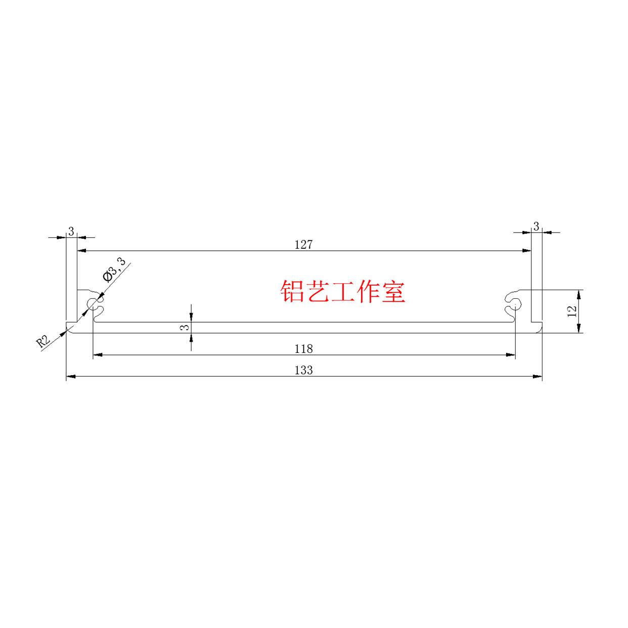 133mm全铝3u机箱标准外壳服务器工控箱短机架式ATX大板多硬盘型材