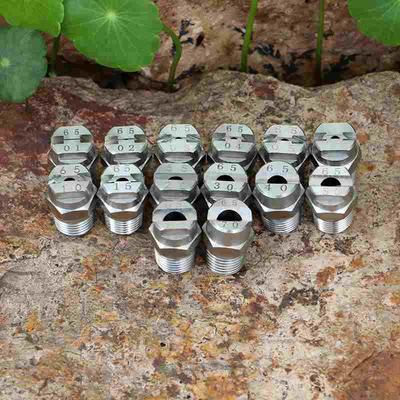 不锈钢扇形喷头  扇面 6503 6505 6508 6510 6520高压清洗机喷嘴