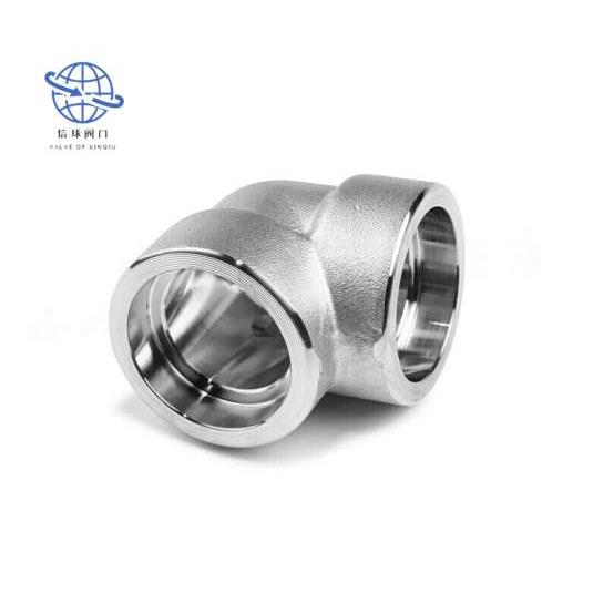 不锈钢20#/304/316L高压承插焊接弯头/SW套焊锻压90度弯头3000LB