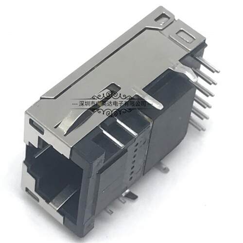 FOXCONN 网络端口12P8C模块化RJ45母座插孔接口 JFM38112-H3V7-4F
