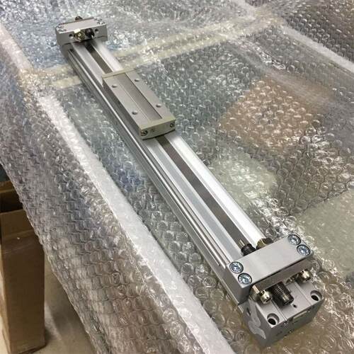 SMC型机械式无杆气缸 MY1B20G-250H 高负载带H限位器 附缓冲器
