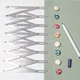 sewing gau缝纫配件等距尺等分尺扣子定位尺可伸缩尺