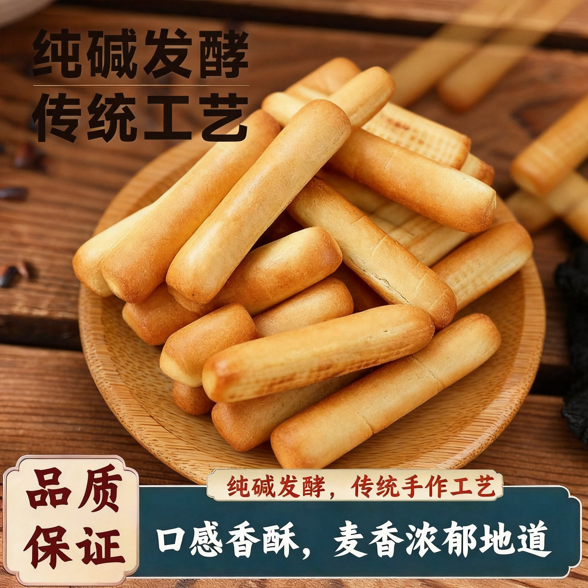 正宗山西纯碱烤馍棒手工手指馒头传统糕点早餐代餐休闲解馋小零食