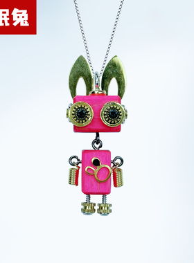 木小魔皮链实木男女创意设计项链