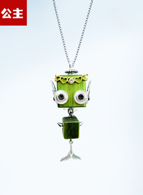 【人鱼公主】木小魔手工制作项链七夕创意礼品DIY情侣潮流礼物