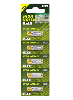 FLBYD原装23A 12V电池ALKALINE 27A 12V电池 美容笔电动车锁卷闸门遥控器小号27A 23A电池12V L1028电子