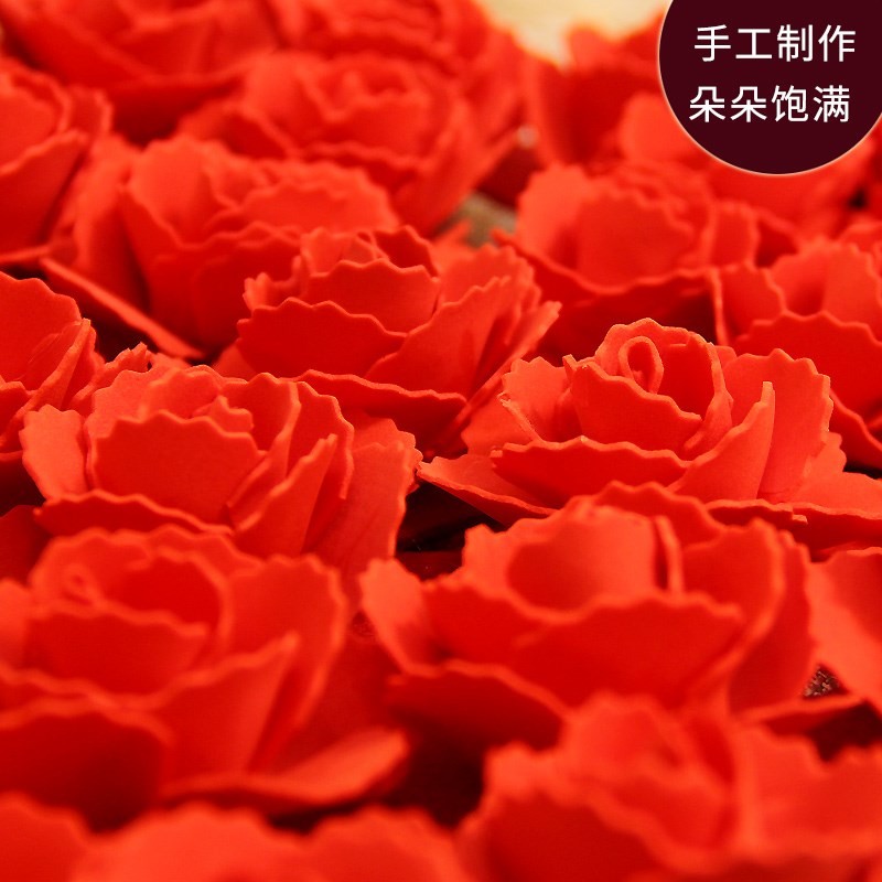 新品一世婚创意玫瑰花品字结婚装饰用喜女方缘房布置套装婚庆喜字