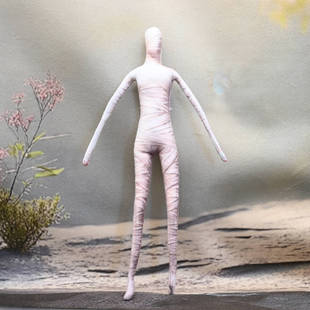 和平精英老鼠干红熊茄茄木乃伊周边抽象铁丝娃娃全身礼物玩偶