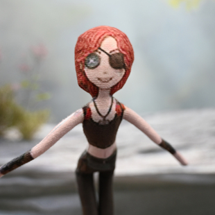 新款第五人格弓箭手无白边抽象毛绒公仔手脚铁丝骨架任意摆造型