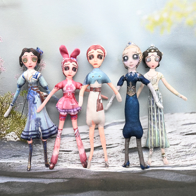 第五人格抽象医生艾米丽抽象老鼠干公仔手脚铁丝骨架可凹造型玩偶