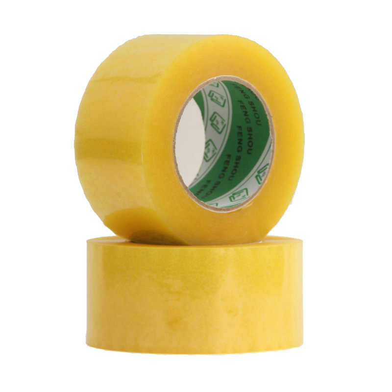 胶胶带超宽封箱胶m带带宽胶带胶带透明快递包装6cm米黄色胶纸