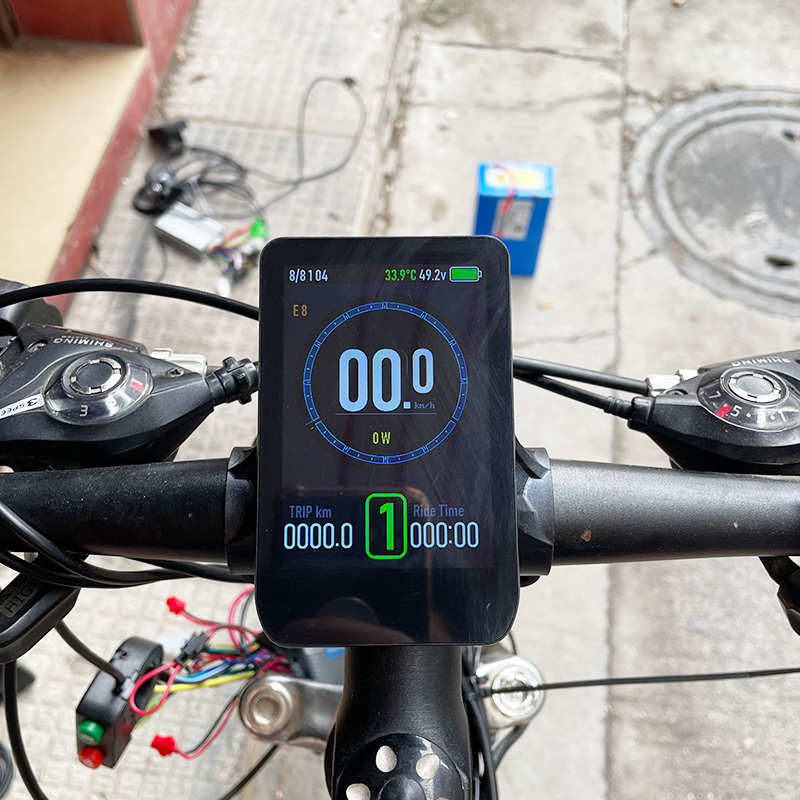 自行车改装5档3i6v48v250W350W500W助力电动车时速仪表控制器码