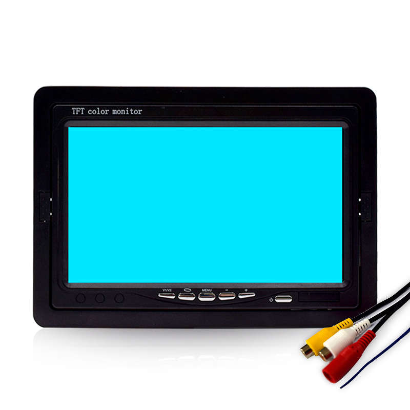 后视货车屏寸车载台式国产显示器7玉米倒M车收割机系统公交影像