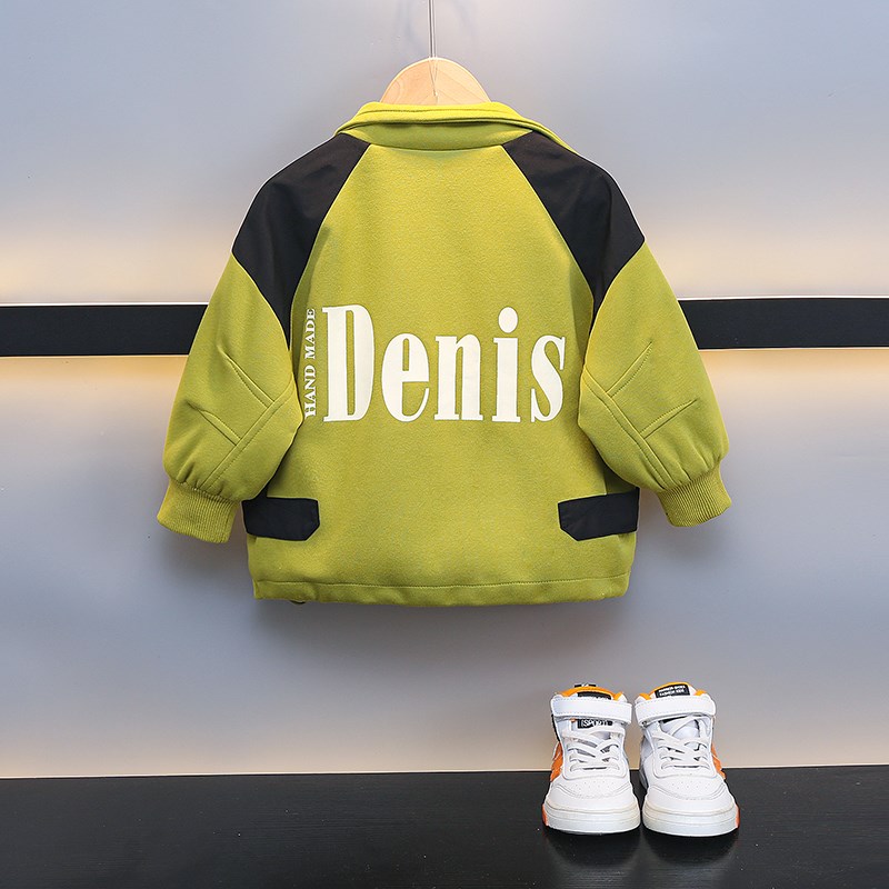 男童外套春秋款202n4新款儿童装休闲立领卫衣开R衫男宝宝秋季夹克