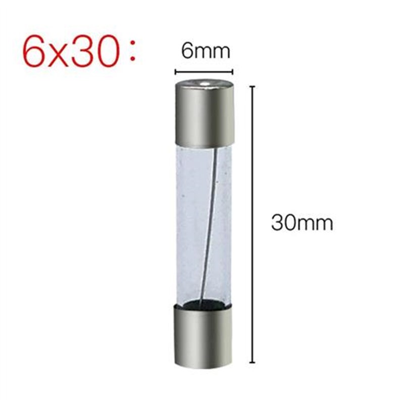 5*20 6*30玻璃管l保险丝250V 1A 2A 3A 4A 5A 10A 100只装混合盒