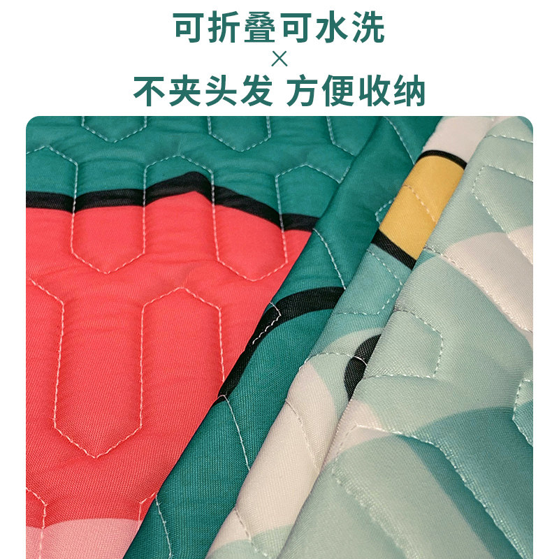 夏季可水洗乳胶冰丝凉席裸睡网红三件套JK夏天宿舍单人可爱儿童软