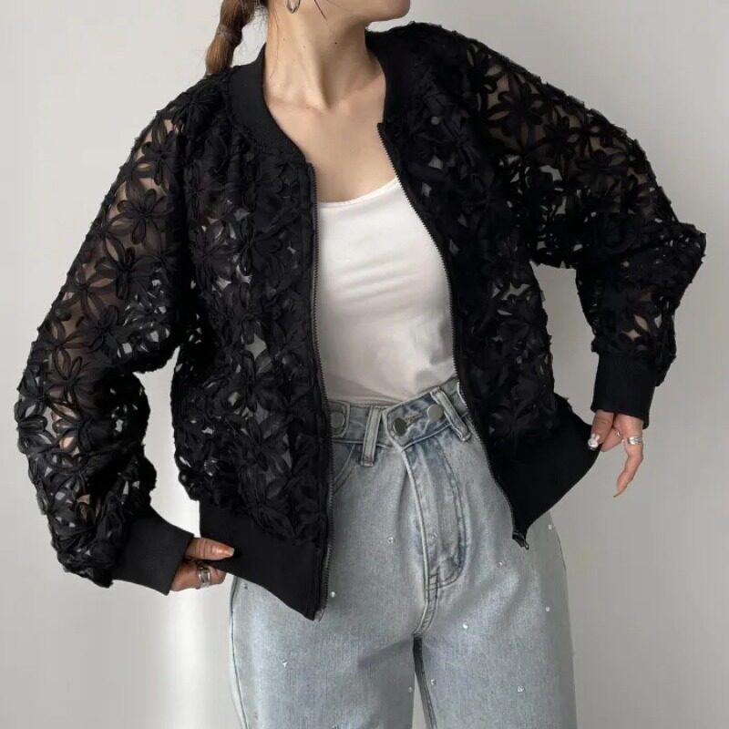 韩版宽松薄外套女春季新款法