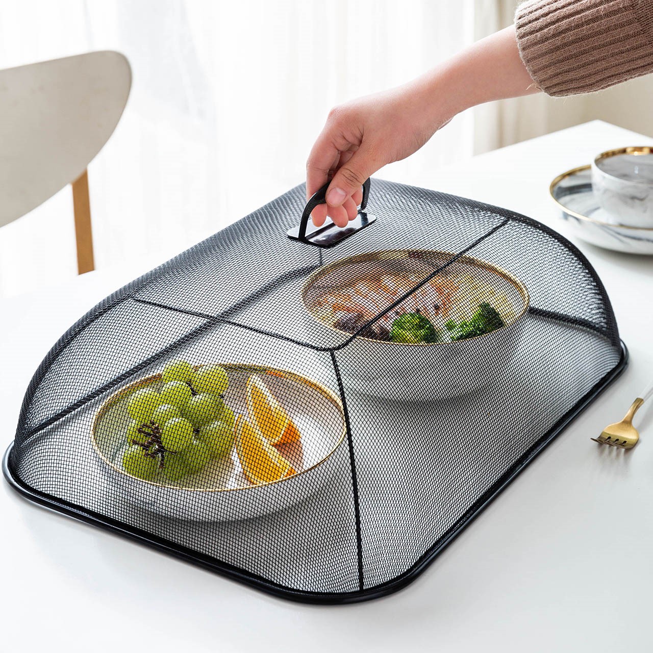 饭菜罩Kitchen dustproof leftover food cover table food cover