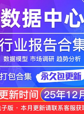 2025年全球及中国IDC数据中心行业研究分析报告合集