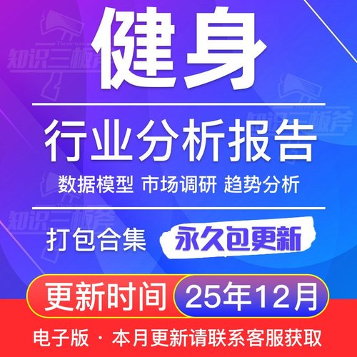 2025年健身运动健身行业