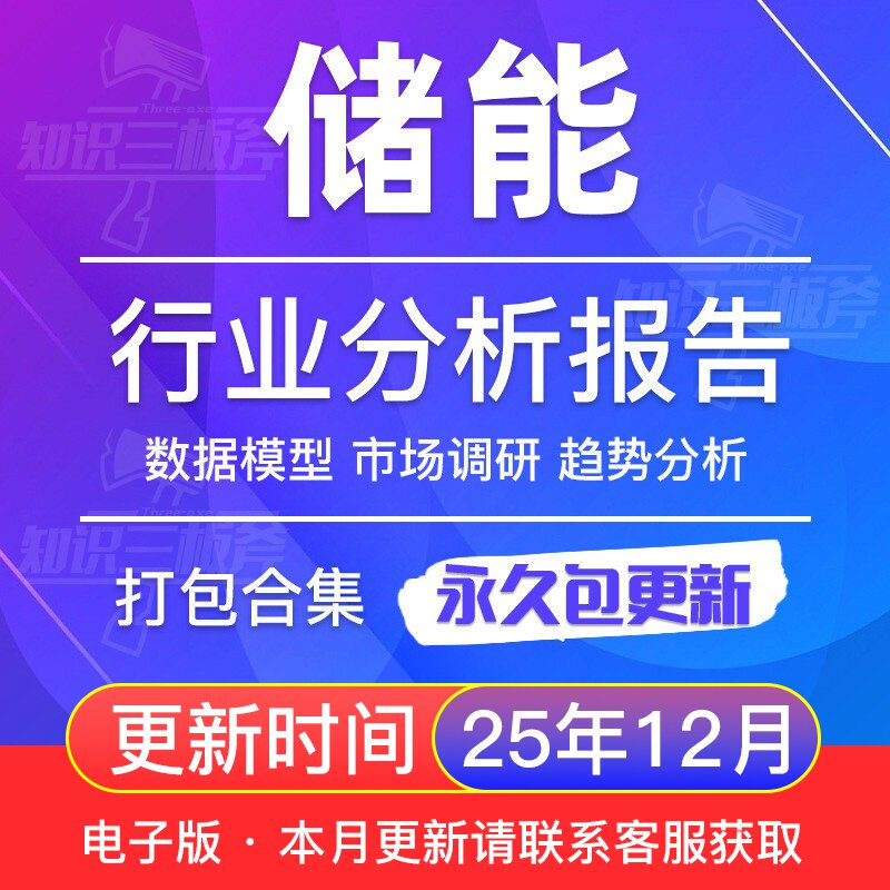 2025年中国充电储能电源锂电行业研究报告产业市场调研白皮书合集