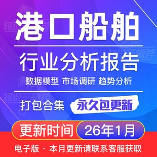 2025年港口船舶船务数据研究行业产业投资升级混改数据研究分析报告