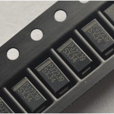 肖特基二极管 SX34 SS34 3A/40V SMA 1N5822 全新有现货可直拍