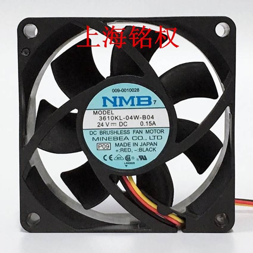 直流轴流风机 7025 DC24V 12V 散热风扇NMB 3610KL-04W-B04 7厘米