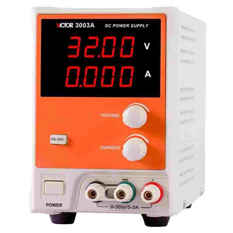 胜利VICTOR 开关型直流稳压电源可调编码直流电源USB输出VC 3003A