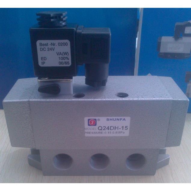 电磁阀Q24DH-6,8,10,15二位四通 单电控滑阀 换向阀220V24V老阀