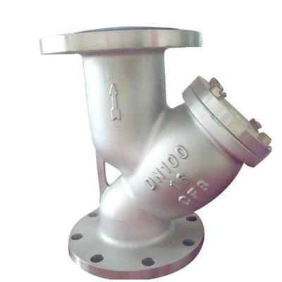 304316L2205310S904L不锈钢Y型过滤器GL41W-16P 法兰蒸汽过滤阀门