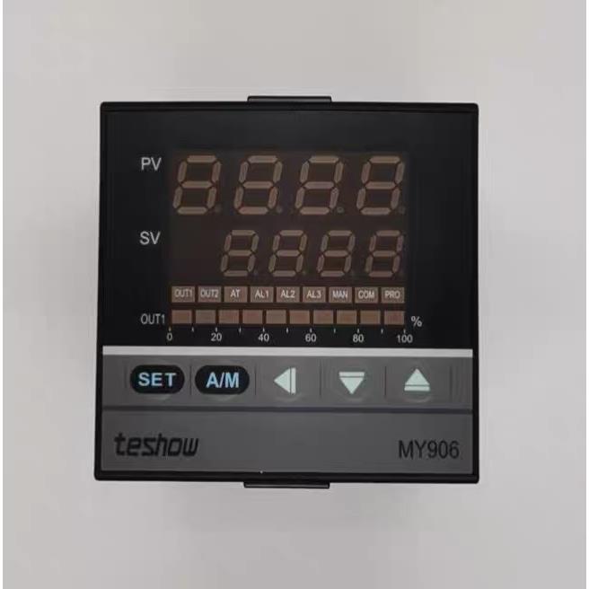 teshow台松温控表 MY906温控器仪表 MY906-V三线马达阀智能温控表