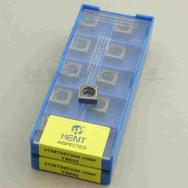 KENT数控车刀片 SCMT09T304-HMP YB930 不锈钢用车刀粒 镗孔车刀
