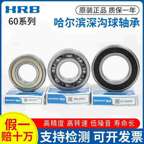 哈尔滨轴承高速电机轴承6006 070809 6010~20- 2Z RSH P5原厂正品